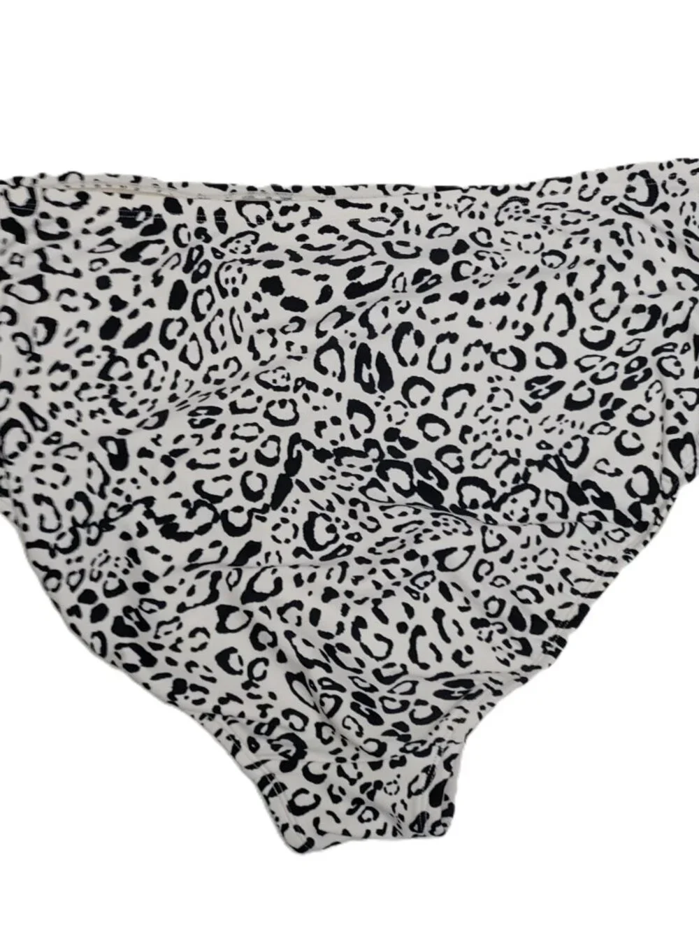 Kona Sol Bikini Bottoms Womens XL High Waist Leopard Print Swim Bottom - Picture 3 of 7